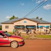 This computer lab and library was build to give access to modern learning methods.
