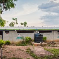 There are not many public toilets available. To improve the situation with sanitary facilities the fair trade fund financed the construction of this toilet block.